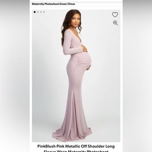 Pinkblush Maternity gown - size small
